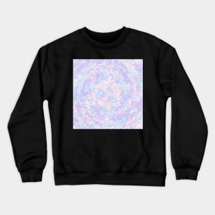 Diamond Swirl of Soft Pastel Colors Crewneck Sweatshirt